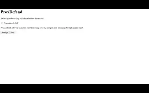 Proxdefend Online Security Privacy from Chrome web store to be run with OffiDocs Chromium online Proxdefend Online Security Privacy from Chrome web store to be run with OffiDocs Chromium online