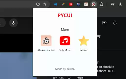 PYCUI for Youtube from Chrome web store to be run with OffiDocs Chromium online PYCUI for Youtube from Chrome web store to be run with OffiDocs Chromium online