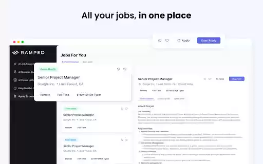 Ramped AI Autofill Job Applications from Chrome web store to be run with OffiDocs Chromium online Ramped AI Autofill Job Applications from Chrome web store to be run with OffiDocs Chromium online