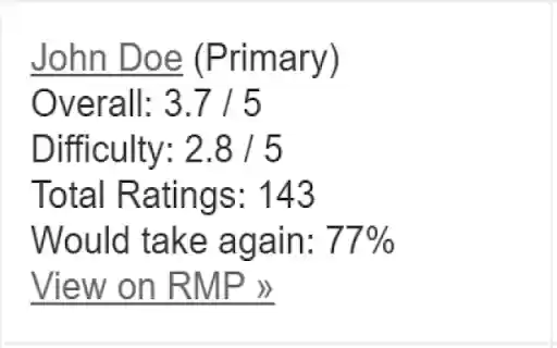 Rate My Professor for UGA from Chrome web store to be run with OffiDocs Chromium online Rate My Professor for UGA from Chrome web store to be run with OffiDocs Chromium online