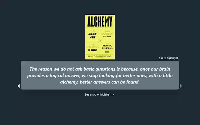 Readwise New Tab from Chrome web store to be run with OffiDocs Chromium online Readwise New Tab from Chrome web store to be run with OffiDocs Chromium online