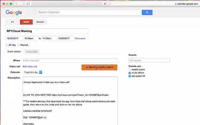 RP1Cloud for Google Calendar from Chrome web store to be run with OffiDocs Chromium online RP1Cloud for Google Calendar from Chrome web store to be run with OffiDocs Chromium online