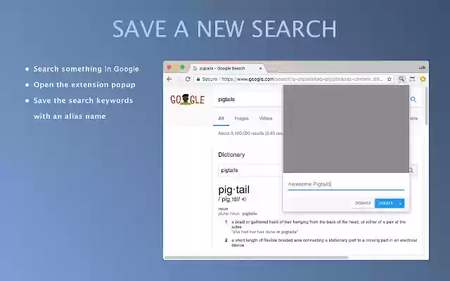 Saved Search from Chrome web store to be run with OffiDocs Chromium online Saved Search from Chrome web store to be run with OffiDocs Chromium online