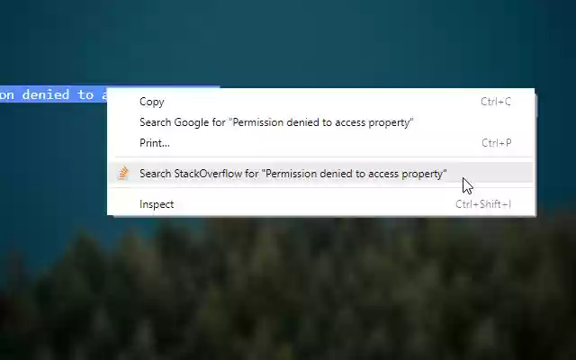 Search Stack Overfow Context Menu from Chrome web store to be run with OffiDocs Chromium online Search Stack Overfow Context Menu from Chrome web store to be run with OffiDocs Chromium online