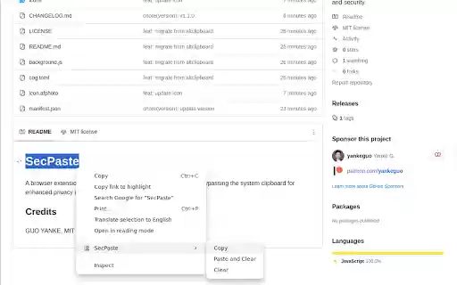 SecPaste from Chrome web store to be run with OffiDocs Chromium online SecPaste from Chrome web store to be run with OffiDocs Chromium online