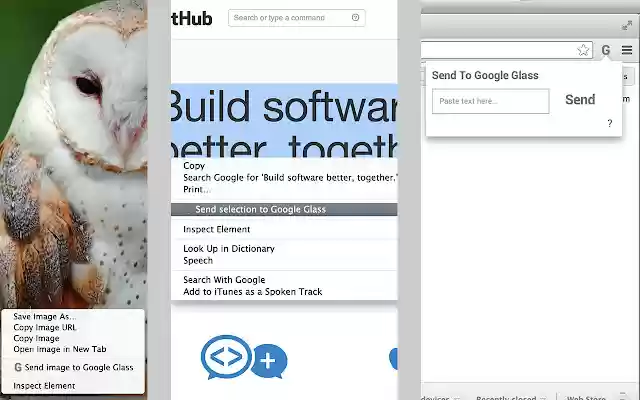 Send to Google Glass™ from Chrome web store to be run with OffiDocs Chromium online Send to Google Glass™ from Chrome web store to be run with OffiDocs Chromium online
