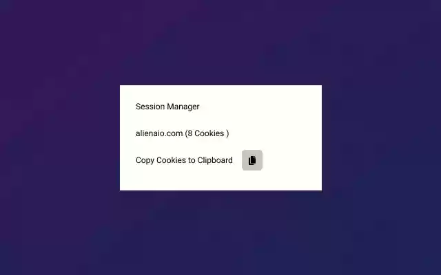 Session Manager for AlienAIO from Chrome web store to be run with OffiDocs Chromium online Session Manager for AlienAIO from Chrome web store to be run with OffiDocs Chromium online