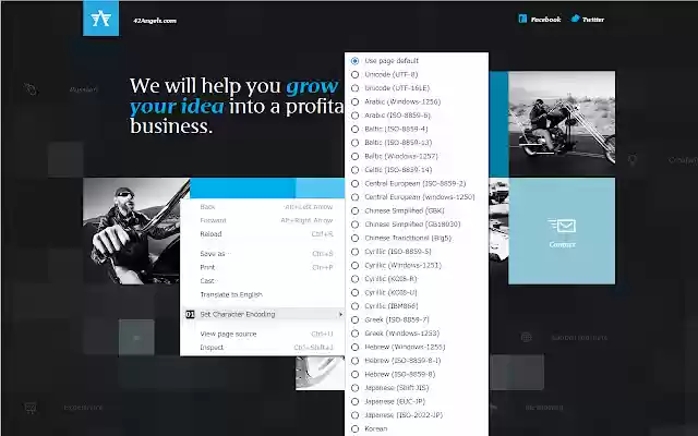 Set Character Encoding from Chrome web store to be run with OffiDocs Chromium online Set Character Encoding from Chrome web store to be run with OffiDocs Chromium online