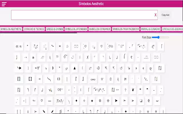 Simbolos Aestheitc from Chrome web store to be run with OffiDocs Chromium online Simbolos Aestheitc from Chrome web store to be run with OffiDocs Chromium online