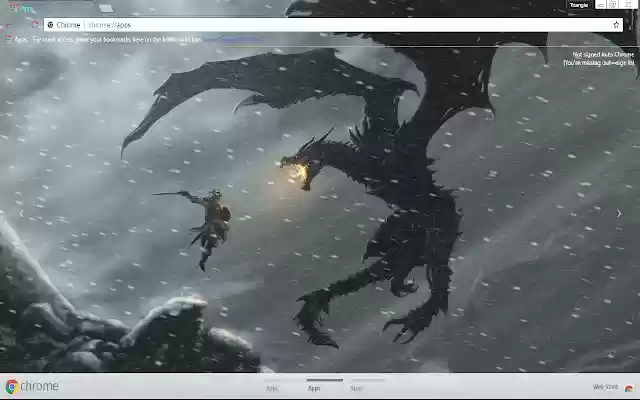 Skyrim Dragon 1366x768 from Chrome web store to be run with OffiDocs Chromium online Skyrim Dragon 1366x768 from Chrome web store to be run with OffiDocs Chromium online