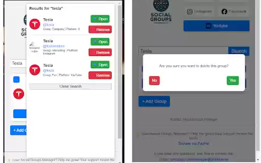 Social Groups Manager from Chrome web store to be run with OffiDocs Chromium online Social Groups Manager from Chrome web store to be run with OffiDocs Chromium online