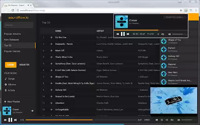 Soundflow darmowa muzyka from Chrome web store to be run with OffiDocs Chromium online Soundflow darmowa muzyka from Chrome web store to be run with OffiDocs Chromium online
