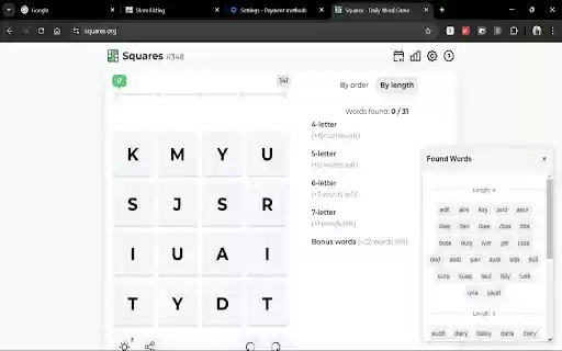 Squares Solver from Chrome web store to be run with OffiDocs Chromium online Squares Solver from Chrome web store to be run with OffiDocs Chromium online