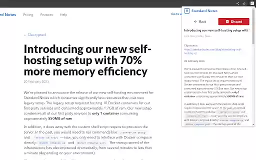 Standard Notes Clipper from Chrome web store to be run with OffiDocs Chromium online Standard Notes Clipper from Chrome web store to be run with OffiDocs Chromium online