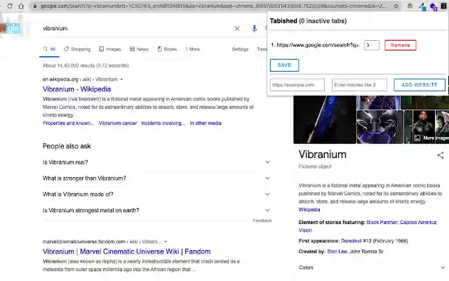 Tabished from Chrome web store to be run with OffiDocs Chromium online Tabished from Chrome web store to be run with OffiDocs Chromium online