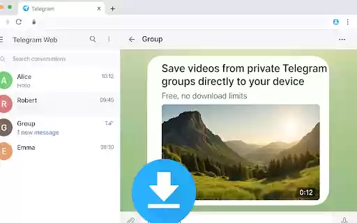 Telegram Video Downloader by DJD from Chrome web store to be run with OffiDocs Chromium online Telegram Video Downloader by DJD from Chrome web store to be run with OffiDocs Chromium online