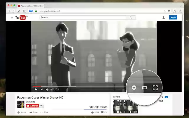 Theater Mode for YouTube™ (large player view) from Chrome web store to be run with OffiDocs Chromium online Theater Mode for YouTube™ (large player view) from Chrome web store to be run with OffiDocs Chromium online