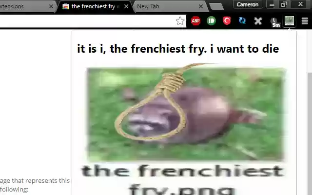 the frenchiest fry wants to die from Chrome web store to be run with OffiDocs Chromium online the frenchiest fry wants to die from Chrome web store to be run with OffiDocs Chromium online