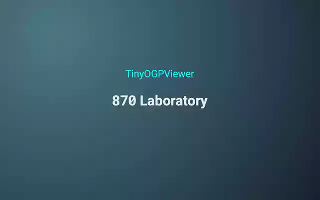 TinyOGPViewer from Chrome web store to be run with OffiDocs Chromium online TinyOGPViewer from Chrome web store to be run with OffiDocs Chromium online