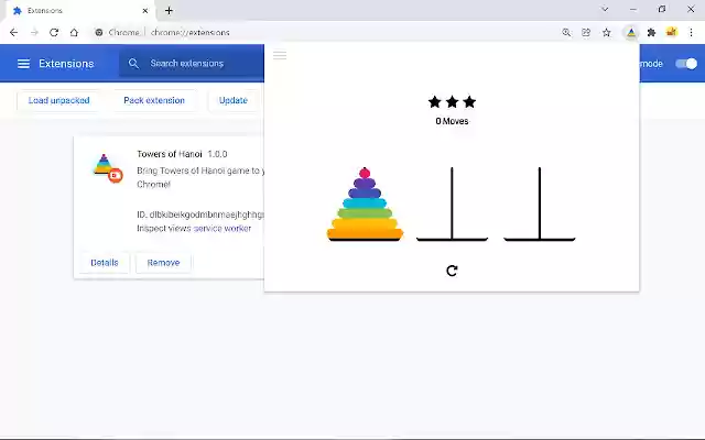 Towers of Hanoi from Chrome web store to be run with OffiDocs Chromium online Towers of Hanoi from Chrome web store to be run with OffiDocs Chromium online