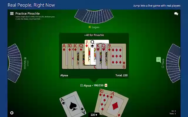 Trickster Pinochle from Chrome web store to be run with OffiDocs Chromium online Trickster Pinochle from Chrome web store to be run with OffiDocs Chromium online