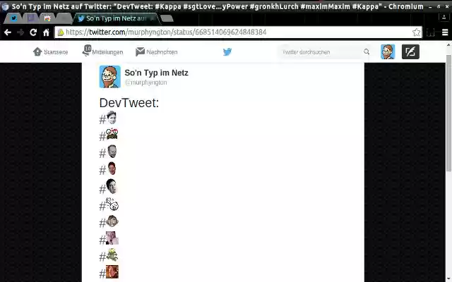 TweetcherfyMe from Chrome web store to be run with OffiDocs Chromium online TweetcherfyMe from Chrome web store to be run with OffiDocs Chromium online