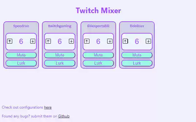Twitch Audio Controller from Chrome web store to be run with OffiDocs Chromium online Twitch Audio Controller from Chrome web store to be run with OffiDocs Chromium online
