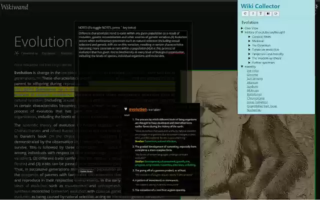Wiki Collector from Chrome web store to be run with OffiDocs Chromium online Wiki Collector from Chrome web store to be run with OffiDocs Chromium online