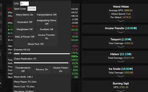 Wynnbuilder Mana Calculator from Chrome web store to be run with OffiDocs Chromium online Wynnbuilder Mana Calculator from Chrome web store to be run with OffiDocs Chromium online