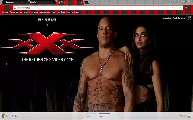 xXx Xander cage from Chrome web store to be run with OffiDocs Chromium online xXx Xander cage from Chrome web store to be run with OffiDocs Chromium online